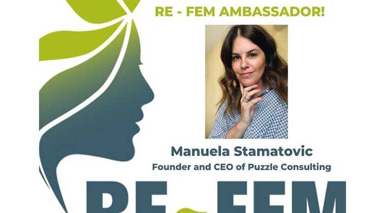 RE-FEM – Manuela Stamatović imenovana za ambasadora